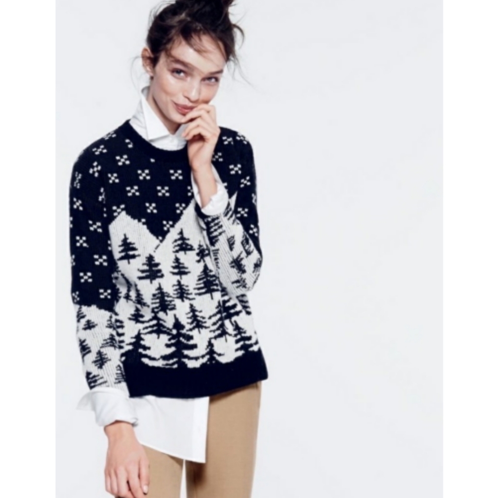 J. Crew Wool Cabin Ski Sweater